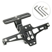 Mduoduo Motorcycle Adjustable License Plate Number Frame Mount Holder Bracket Car Accessories